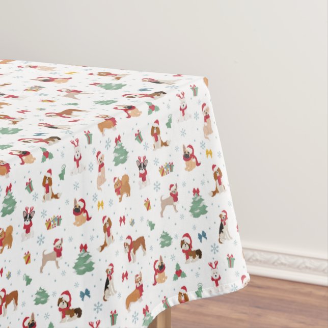 Nappe Chiens de Noël en accessoires de vacances (In Situ)