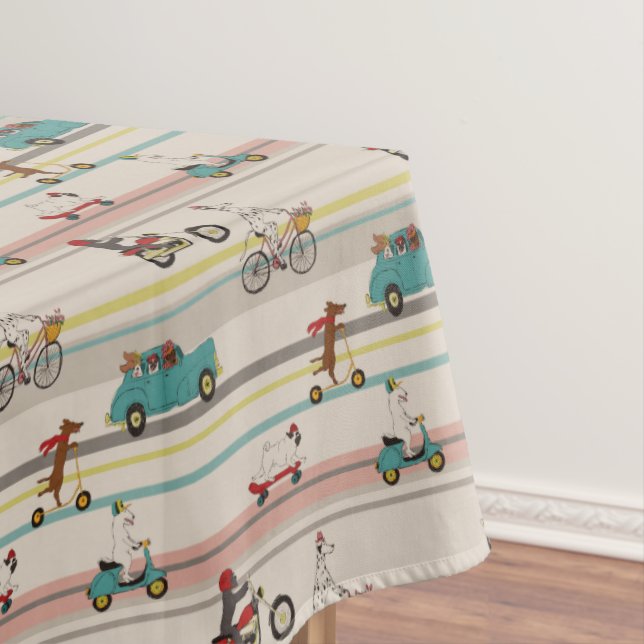 Nappe Chiens se déplaçant dans les véhicules Motif (In Situ)