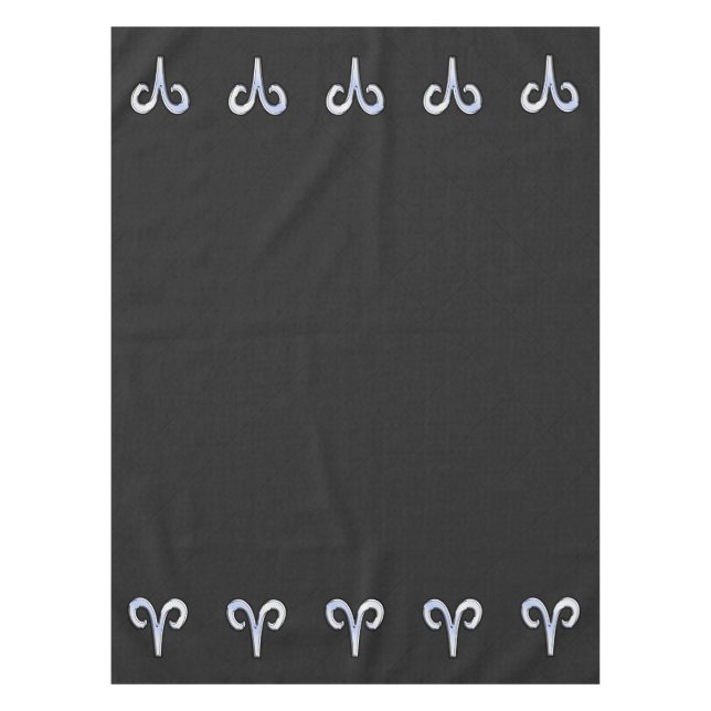 Nappe Chrome Comme Aries Symbole Zodiac Style de peau se (Devant)