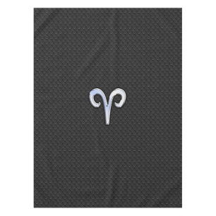 Nappe Chrome Comme Aries Symbole Zodiac Style de peau se