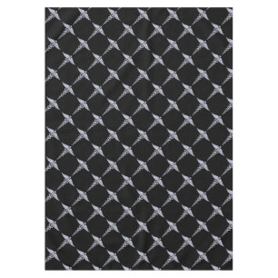 Nappe Chrome Comme Caduceus Symbole Médicale Décor noir