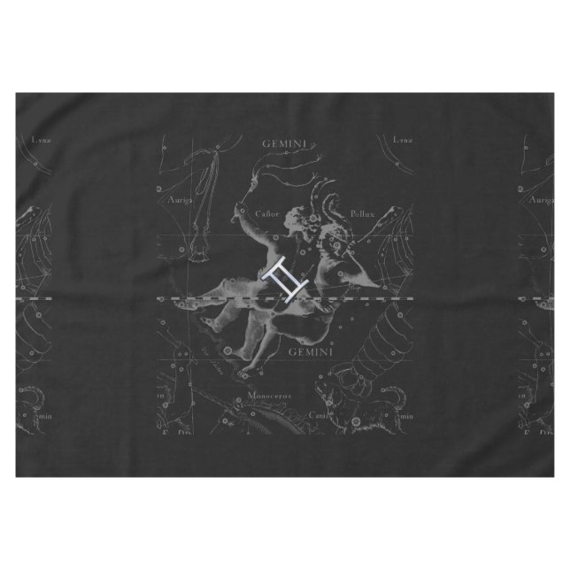 Nappe Chrome comme Gemini Zodiac Connexion Hevelius (Devant (Horizontal))
