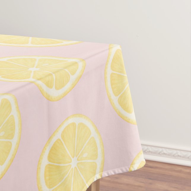 Nappe Citron jaune rose  (In Situ)