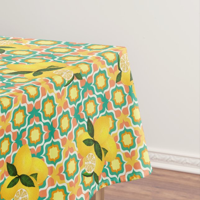Nappe Citron Méditerranée Orange Vert (In Situ)