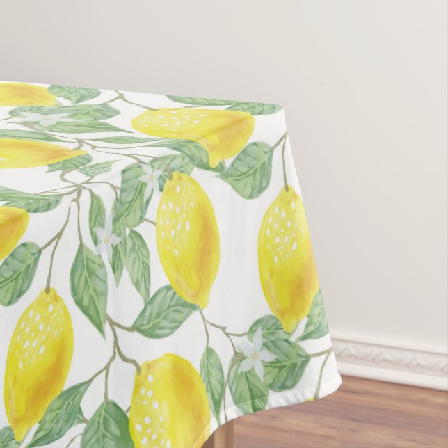Nappe Citrons Et Feuilles verts (In Situ)