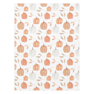 Nappe Citrouilles et feuilles d'automne