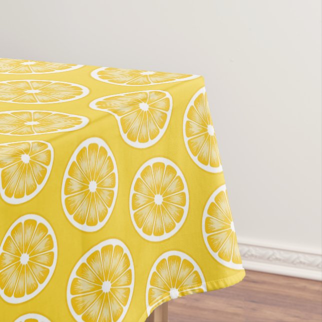 Nappe Citrus jaune Citron Slice Pop Art (In Situ)