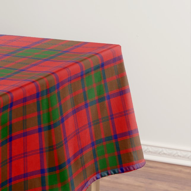 Nappe Clan Grant Tartan Tablecloth (In Situ)