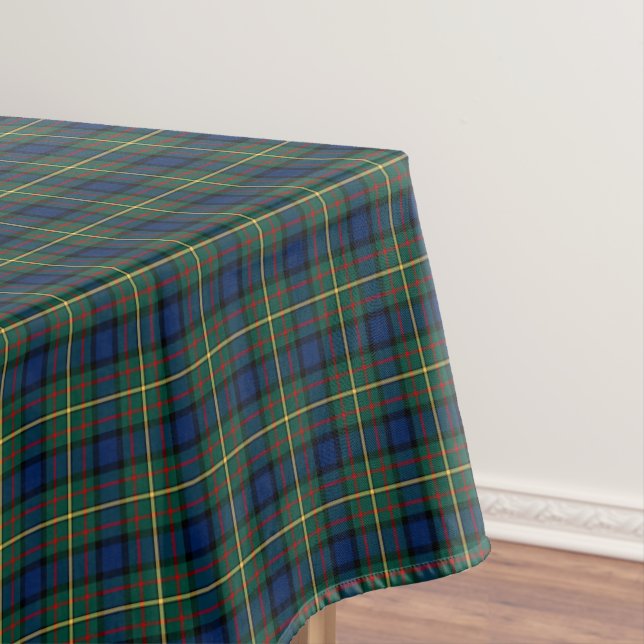 Nappe Clan MacLaren Blue et Green Scottish Tartan (In Situ)