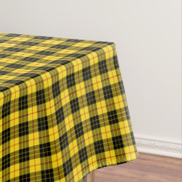 Nappe Clan MacLeod Tartan écossais jaune et noir