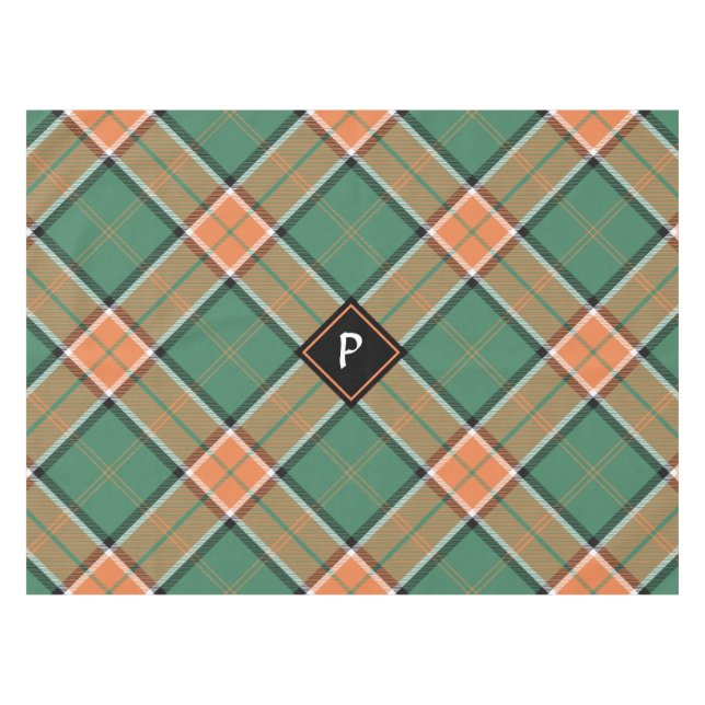 Nappe Clan Pollock Tartan Tablecloth (Devant (Horizontal))