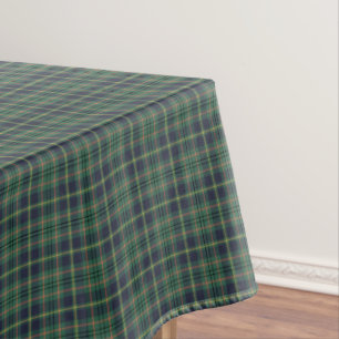 Nappe Clan Taylor vert clair et tartan d'écossais de