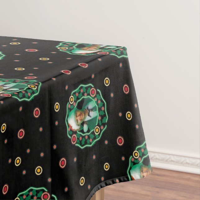 Nappe Clark Griswold Motif de la couronne de Noël (In Situ)