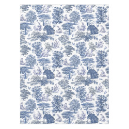 Nappe Classé élégant Rustic Blue Country Toile