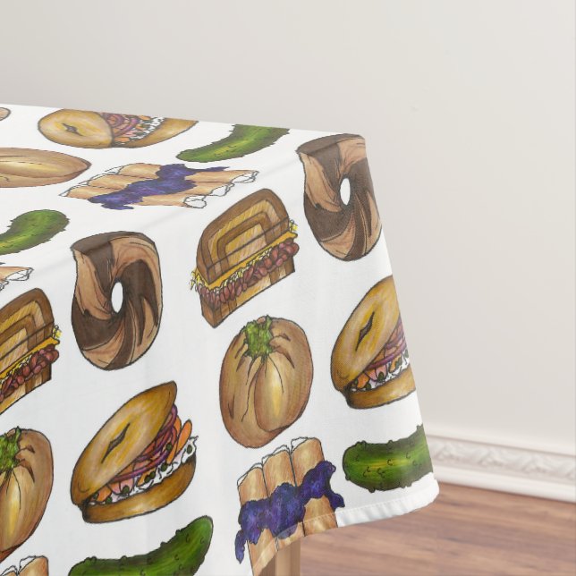 Nappe Classic Jewish Deli Foods Bagel Lox Knish Blintz (In Situ)
