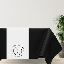 Nappe Classy Black White Business Logo Stripe Event Show