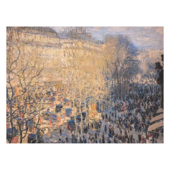 Nappe Claude Monet - Boulevard des Capucines à Paris (Devant (Horizontal))