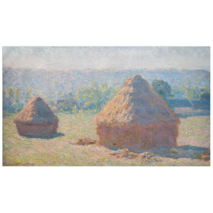 Nappe Claude Monet - Haystacks, fin de l'été
