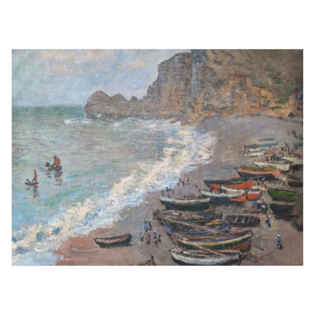Nappe Claude Monet - La plage d'Etretat (Devant (Horizontal))