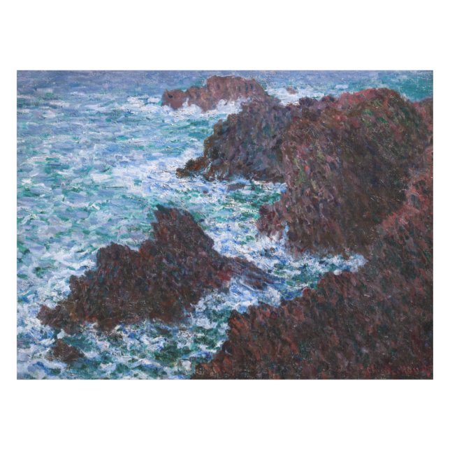 Nappe Claude Monet - Les Rochers à Belle-Ile, Côte sauva (Devant (Horizontal))