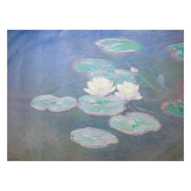 Nappe Claude Monet - Lys à eau, effet du soir (Devant (Horizontal))