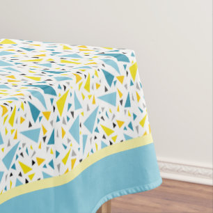 Nappe Cliquez sur le design favori Jaune et triangle ble
