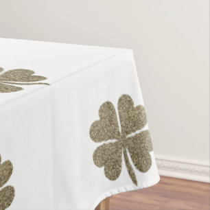 Nappe Clover Good Luck Symbole or look Elegant Motif