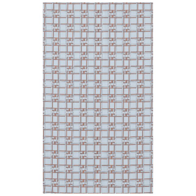 Nappe Coastal Terracotta Sky Blue Pattern (Devant)