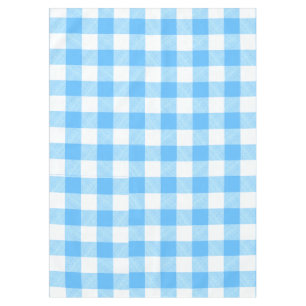 Nappe Cochon à carreaux bleu ciel d'été Slow-Living