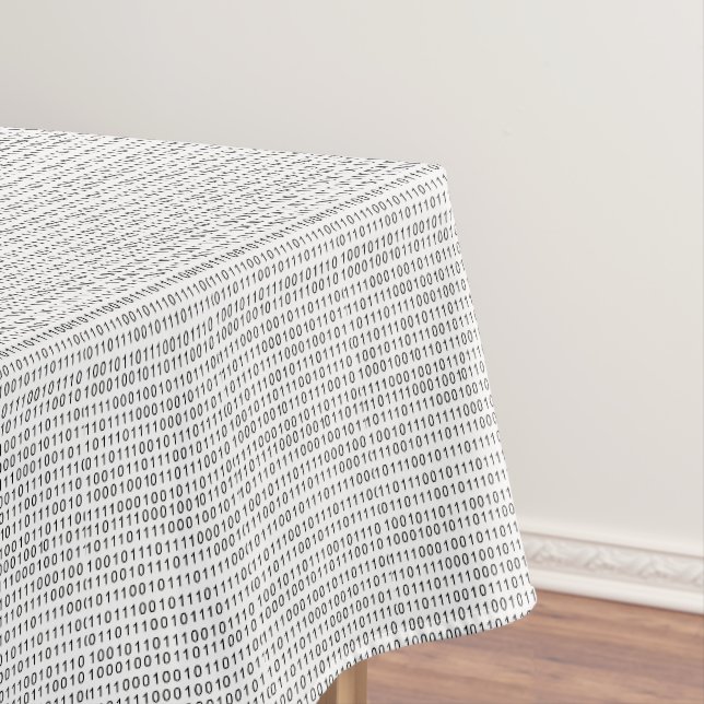 Nappe Code binaire bandes blanches noires (In Situ)