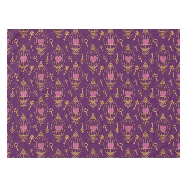 Nappe Coeur-clé-motif (Devant (Horizontal))