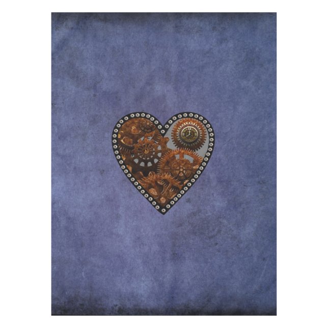 Nappe Coeur grunge d'horloges et de vitesses de (Devant)