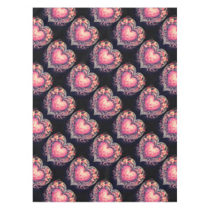 Nappe Cœurs roses