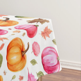 Nappe Coloré Citrouille d'automne élégant
