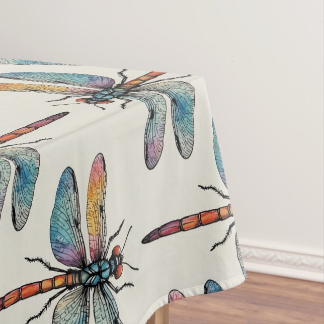 Nappe Colorful Dragonfly Pattern (In Situ)