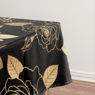 Nappe Composition de rose et de bourgeon frappante 