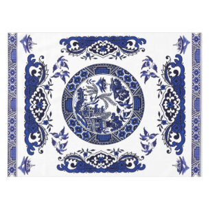 Nappe Conception bleue classique de la Chine de saule