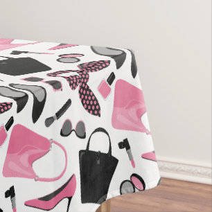 Nappe Conception de ceintures rose et noire
