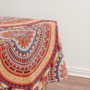 Nappe Conception de motif d'abrégé sur mandala de Boho
