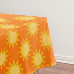 Nappe Conception de motif de soleil ensoleillé sur orang