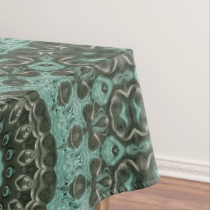 Nappe Conception de motif mandala vert antique