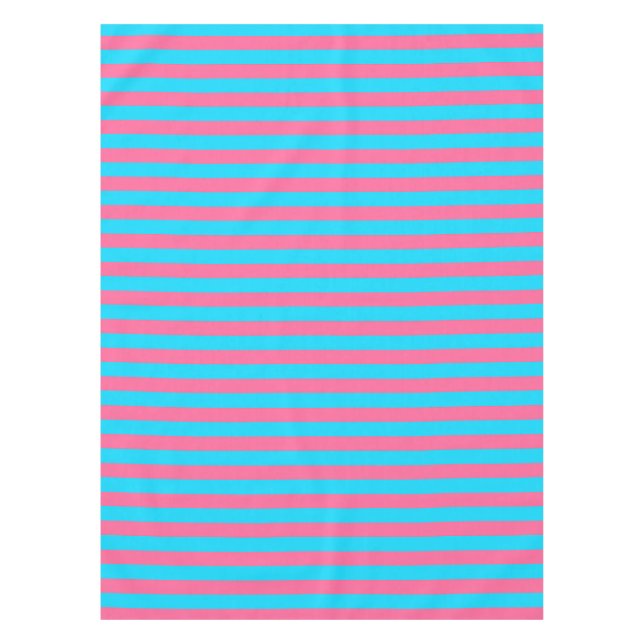 Nappe Conception des rayures rose et bleu (Devant)