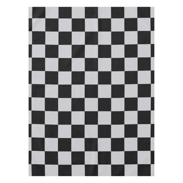 Nappe Conception du Motif du vérificateur gris cendré (Devant)