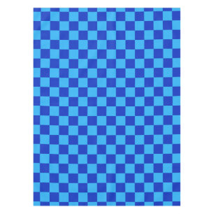 Nappe Conception du vérificateur bleu clair et foncé