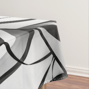 Nappe Conception grise blanche noire de courbe