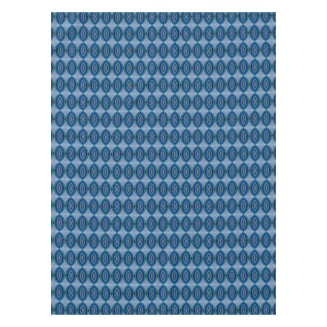 Nappe Conception ovale de vert bleu (Devant)