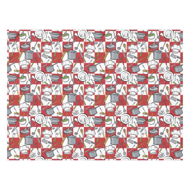 Nappe Contrôle d'outils de cuisine (Devant (Horizontal))