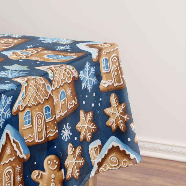 Nappe Cookies de Noël bonhomme en pain d'épice Vacances  (In Situ)