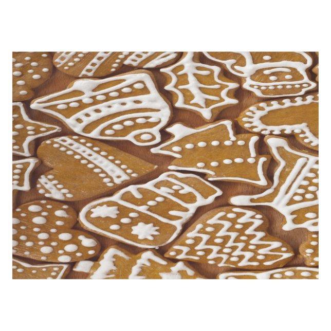 Nappe Cookies en pain d'épice de Noël (Devant (Horizontal))