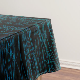 Nappe Cool de texture Abstraite noire moderne bleu Turqu